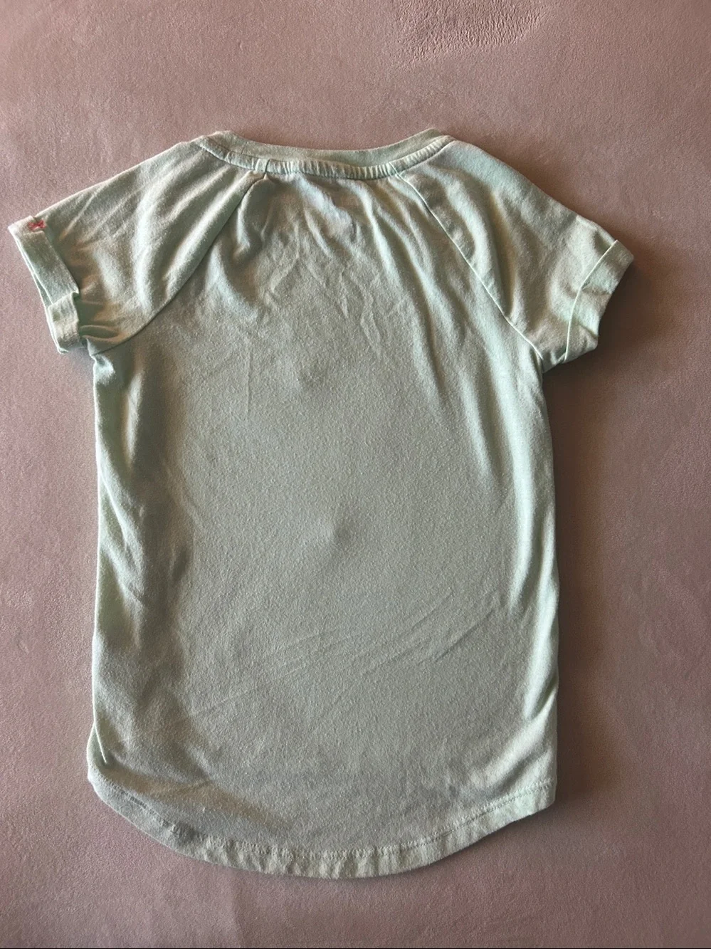 Cat & Jack Mint Green Short Sleeve Sequin Cactus Tee